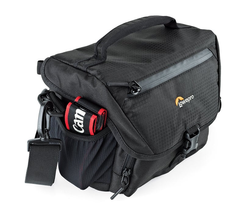 Lowepro LP37119, Nova 160 AW II Camera Bag, Customizable, Portable, Fits DSLR with 17-85 mm Attached Lens, Compact Drone, 1-2 Additional Lenses, Flash, Black - Image 4